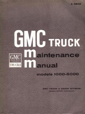 X-6523 1965-66 GMC Light Truck Mainttenance Manual