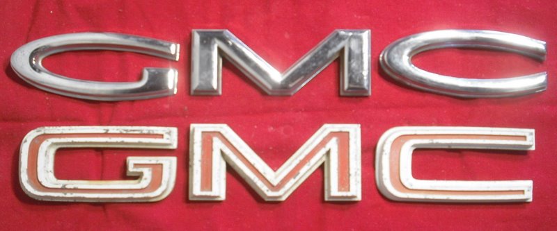 GMC Grill Letters