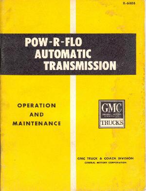 X-6303 1963 Pow-R-Flo Trans Manual